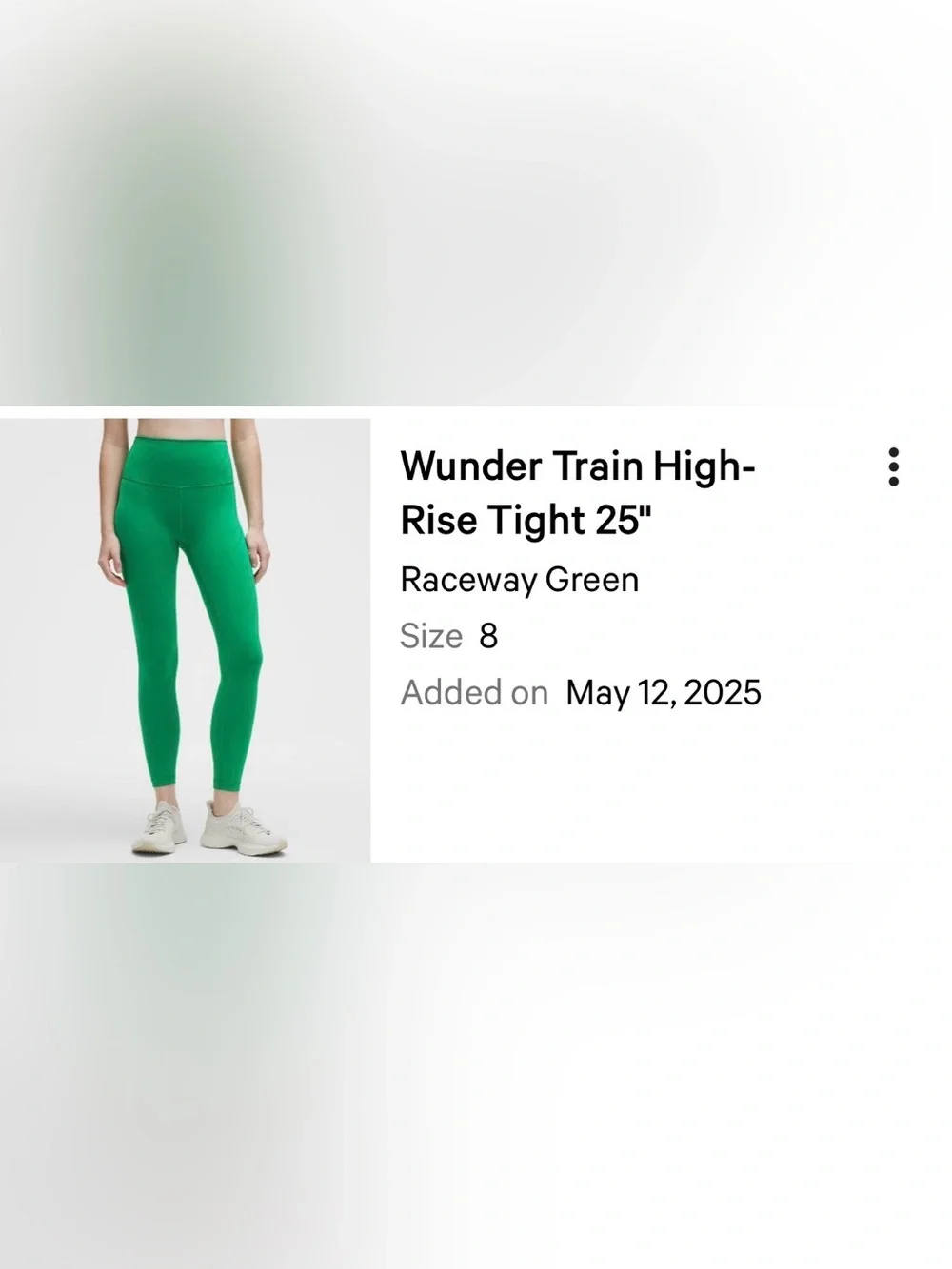 Lululemon Wunder Train leggings